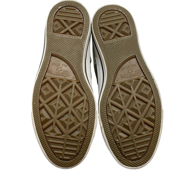 💥SALE💥CONVERSE WOMENS All-STAR CHUCK TAYLOR GOLD HIGHTOP SNEAKERS SZ 6 - Picture 9 of 12